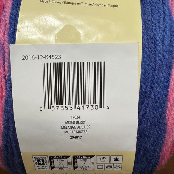 Caron cakes‎ yarn Mixed Berry - Picture 3 of 4